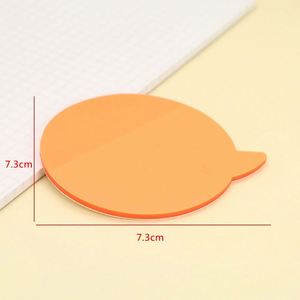 50 feuilles de papier à bulles mignonnes, notes autocollantes de couleurs assorties, marque-pages amovibles, blocs-notes pour carnet - Product Image 2