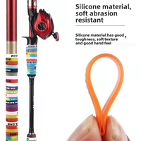 Anneaux de poignée de canne à pêche en silicone antidérapants et élastiques pour accessoires de pêche - Vente en gros
