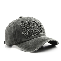 Gorra de Béisbol con Logotipo Bordado Personalizado y Estilo Desgastado