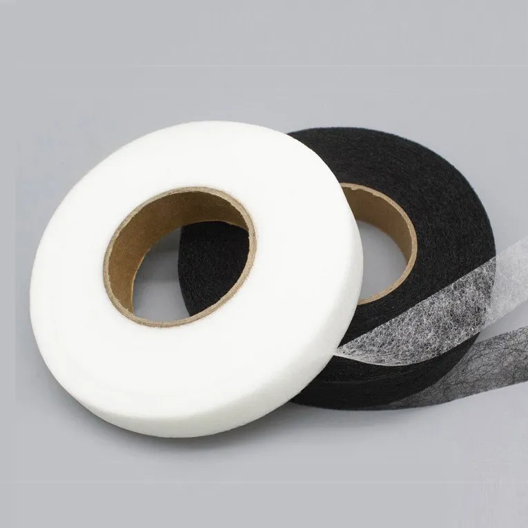 Iron On Hemming Tape for Jeans Double Sided Fusible Nonwoven Interlining Hot Melt Strong Adhesion
