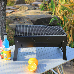 Barbacoa de carbón de acero inoxidable para <span class=keywords><strong>exteriores</strong></span>, pequeña parrilla plegable para acampar, cocina, comercial, china - Product Image 5