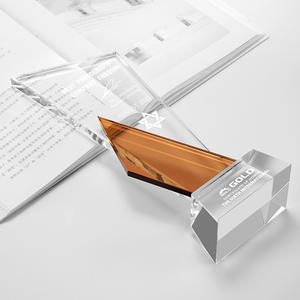 कस्टम क्रिस्टल ट्रॉफी के लिए नया डिजाइन सस्ता पुरस्कार - Product Image 3