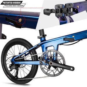 Vélo pliant personnalisé avec Cassette de 20 pouces, bicyclette en aluminium, à 8 vitesses, vente en gros - Product Image 6