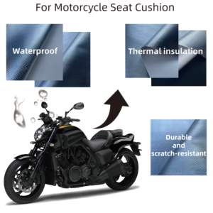 Tissu synthétique en cuir PVC métallisé prismatique, imperméable, simili cuir pour sièges de <span class=keywords><strong>moto</strong></span> et de véhicules électriques - Product Image 2