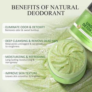 Exfoliante Corporal de Té Verde Menta y Árbol de Té, Aclarante para Axilas, Desintoxicante, 100% Vegano, Libre de Crueldad Animal, para Venta al por Menor - Product Image 6