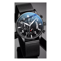 Conception et fabrication en usine de montres de sport en acier, de type chronographe calendrier, lumineuses, pour les marques privées des clients.