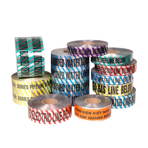 เทปเตือนภัยอะลูมิเนียมฟอยล์คุณภาพสูง ตรวจจับได้ใต้ดิน พิมพ์โลโก้ได้ - Product Image 2