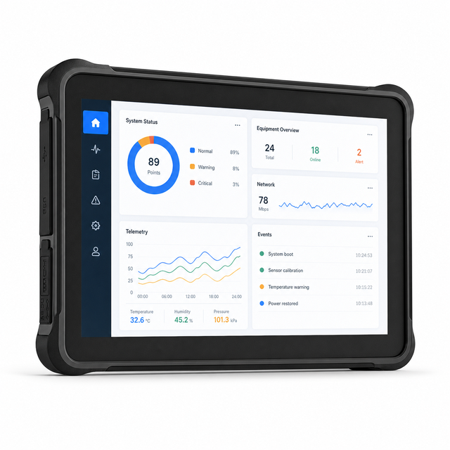 10.1 Inch Industrial Rugged Tablet PC Intel I5-N5100 8GB RAM 256GB SSD IP65 Waterproof Touch Screen Android/Windows OS 4G LTE