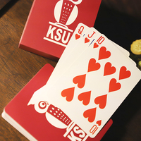 Vente en gros de cartes à jouer avec index des jeux de poker en papier noir avec logo personnalisé, concevez vos propres cartes à jouer