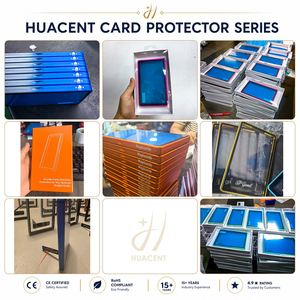Étui de protection magnétique en métal avec logo personnalisé et protection UV pour cartes à collectionner PSA TCG, avec vitrine en verre pour cartes gradées - Product Image 2