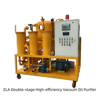 Purificateur d'huile de transformateur de déchets à vide poussé à double étage et machine de régénération d'huile usagée