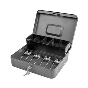 マネーコイン節約ボックス世界中でロック付きメタルキャッシュボックスメタルマネーボックススーパーマーケットはピンクを使用 - Product Image 5