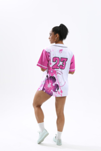 Baju olahraga anak perempuan, pakaian cetakan jersey atletik kosong, baju bisbol anak perempuan, pakaian olahraga anak-anak - Product Image 3