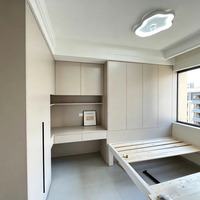 Lit plateforme tatami minimaliste sur mesure, panneau écologique à faible teneur en formaldéhyde, mobilier pour la maison
