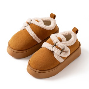<span class=keywords><strong>Bottes</strong></span> de neige pour femme, nouvelle collection hiver 2025, décontractées, avec fourrure intégrée, rehaussantes, style <span class=keywords><strong>Birkenstock</strong></span>, en polaire et peluche, pour plateformes transfrontalières - Product Image 5