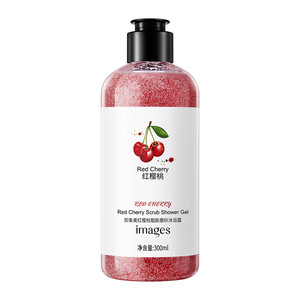 Exfoliante corporal Kiwi Fruit Suavizante Exfoliante Body Wash 300ml Limpieza profunda Fragancia Conservante Fruit Body Wash - Product Image 5