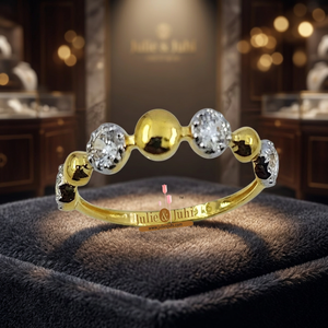 Anillo de Oro Puro de 22 Quilates para Mujer, Hermoso Anillo de Dedo de Oro Ligero, Diseñado para una Comodidad Duradera, Ideal para Uso Diario - Product Image 3