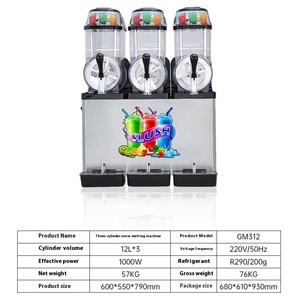 Granizadora Comercial de Alta Productividad Nueva Máquina para Smoothies y Granizados de 1, 2 y 3 Tanques - Product Image 4