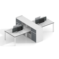 Bureau de gestion de mobilier de bureau moderne 7 pi