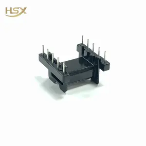reliable bakelite EFD25 horizontal 5+5 pin plastic bobbin for switching power transformer,choke with high temperature resistance
