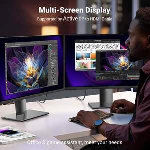 Cable UGREEN DisplayPort a <span class=keywords><strong>HDMI</strong></span> 4K 60Hz 3.3 pies 6.6 pies, Cable <span class=keywords><strong>DP</strong></span> <span class=keywords><strong>1.2</strong></span> a <span class=keywords><strong>HDMI</strong></span> <span class=keywords><strong>2.0</strong></span> con Trenzado de Nailon, Convertidor <span class=keywords><strong>DP</strong></span> a <span class=keywords><strong>HDMI</strong></span> Unidireccional - Product Image 6