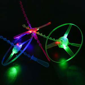 Juguete de Plástico Luminoso de Libélula de Bambú Voladora, para Niños de 4 a 6 Años, Unisex, Clásico, para Jugar al Aire Libre - Product Image 1