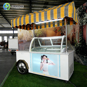 Carrello per Gelati e Caramelle Liscio e Elegante, il Più Venduto, per Feste, in Acrilico <span class=keywords><strong>Rosa</strong></span> con Ruote, Elettrico per Alimenti - Product Image 1