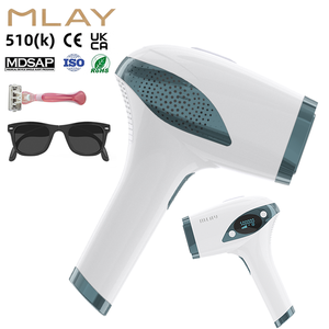 Dispositivo <span class=keywords><strong>de</strong></span> Depilación Láser IPL Portátil MLAY para Uso Doméstico, Máquina <span class=keywords><strong>de</strong></span> Depilación Permanente con Enfriamiento por Hielo para Cuerpo, Rostro y Bikini - Product Image 1