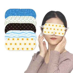 CE ISO monouso compressa calda autoriscaldante benda sull'occhio calda bambini bambini carino sonno vapore maschera per gli occhi maschera per gli studenti occhi asciutti