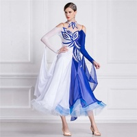 B-18417 Offre Spéciale Concurrence Salle De Bal Robe Personnalisé Américain De Haute Qualité Lisse Salle De Bal Concurrence Robe Pour Adultes