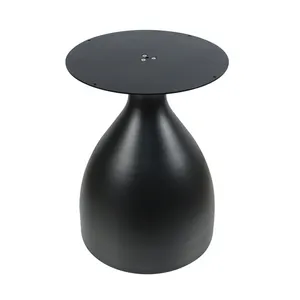 Basi per tavoli all'ingrosso Hardware per mobili gambe per tavoli in metallo in ferro Base per mobili nera per tavolo da pranzo