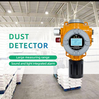 S400-F Dust Measuring Instrument Fixed Type Explosive Dust Gas Detector LCD Display 4-20mA Output Dust Alarm