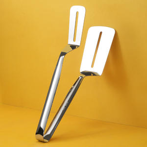 Red Gate Tower 2 en 1, spatule en acier inoxydable, pinces pour steak, poisson, friture, barbecue, outil de cuisine, design minimaliste - Product Image 3