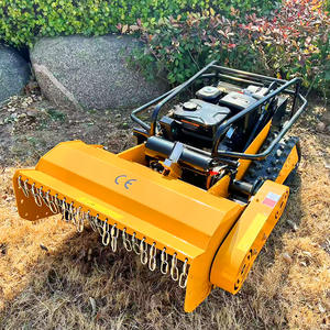 Cortador de Grama Agrícola com Roçadeira de Esteira e Controle Remoto RC Pronto para Envio - Product Image 3