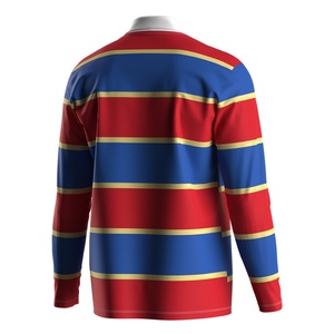 Polo de rugby à séchage rapide, conçu pour la performance, tissu anti-rétrécissement, manches courtes, conçu pour le confort et la flexibilité - Product Image 4