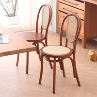 Nouvelle chaise de salle à manger traditionnelle nordique en bois massif, écologique, légère et durable, pour appartement, maison, hôtel, café