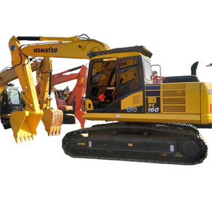 Bon état original japon KOMATSU PC160 pelle d'occasion 16 tonnes pc160-7 160-8 pelle de bâtiment agricole d'occasion - Product Image 1