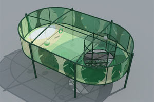 실내 상업용 레인보우 네트 놀이터 - 실내 놀이 센터 및 소형 놀이터용 미니 트램펄린 & 슬라이드 - Product Image 2