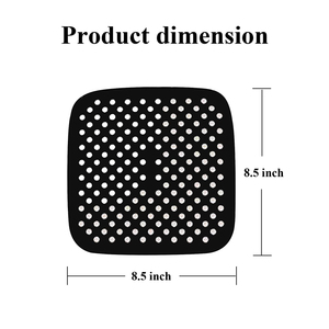 High Quality Reusable Non-Stick <b>Silicone</b> Air Fryer Mat <b>Baking</b> & Pastry Tool for Basket - Product Image 2