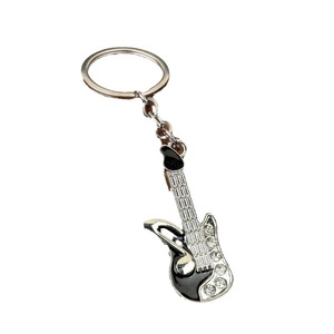 Porte-clés créatif en forme de guitare, piano, violon, microphone, pendentif en forme de note de musique, cadeau promotionnel pour événements, vente en gros - Product Image 4