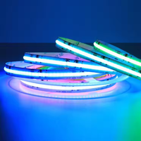 Lampu Strip LED RGB COB Warna Impian, Dapat Diatur & Diprogram, DC24V Fleksibel WS2811IC 720LED/m Tuya Alex Google Zigbee