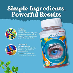 Gomitas de Luteína para la Vista WXW, Vitaminas, Zeaxantina, Suplemento Natural, Gomitas de Luteína para los Ojos - Product Image 4