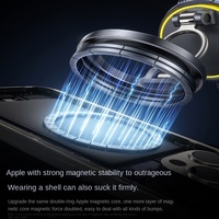 Nouveau support de téléphone portable universel pour voiture, support magnétique pliable réglable en hauteur, alliage de qualité aérospatiale, 360 degrés
