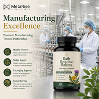Capsules de bien-être hépatique à marque privée OEM, complément nutritionnel botanique à base de plantes