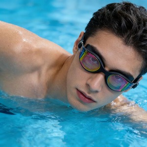 Gafas de Natación Antivaho con Lentes de PC, Revestimiento de Espejo de Silicona, Equipo de Natación Universal - Product Image 1