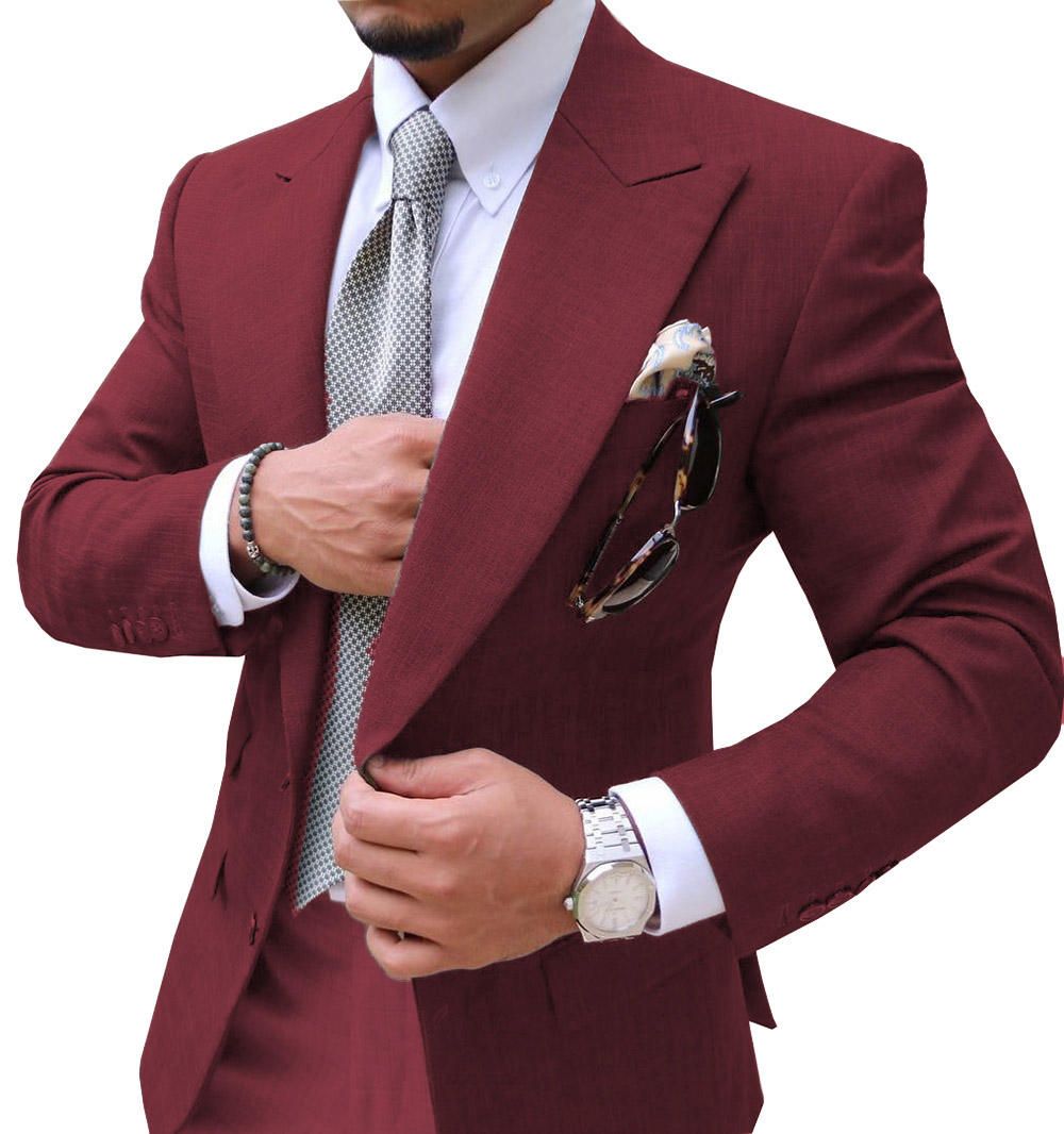 Men's Slim Fit Wedding Suits Elegant Durable Options