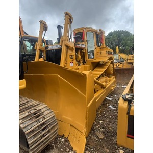 Topadora de cadenas Caterpillar D10N, maquinaria de movimiento de tierras con motor, color amarillo, para construcción en roca - Product Image 1