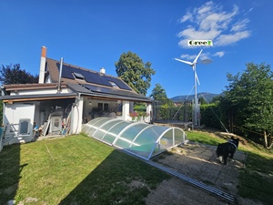Generador Eólico de Eje Horizontal Trifásico de 5KW para Uso Agrícola, Sistema Híbrido 48-380V, Diámetro del Rotor de 2.8m - Product Image 2