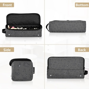 Sac de voyage portable pour fer à friser, design Hawaï imprimé sur mesure, conception 2-en-1, outils capillaires, avec poignée - Product Image 4