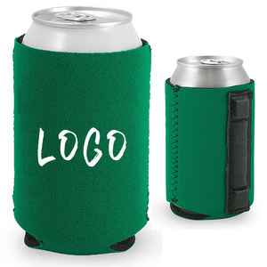 Manchon de bouteille en néoprène pliable, <span class=keywords><strong>porte</strong></span>-canette pliable vierge pour sublimation, <span class=keywords><strong>porte</strong></span>-canette magnétique personnalisé en néoprène - Product Image 2